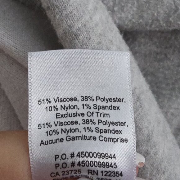 ARITZIA | Babaton Ty Knit Cardigan Gray Sz S - Picture 6 of 6